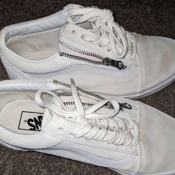 Van's Old Skool white suede low tops - Picture 4 of 7